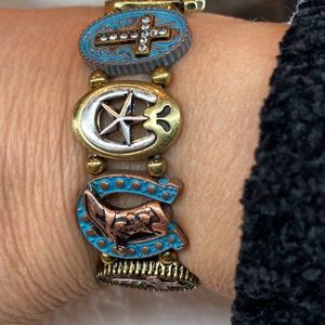 Western Themed Charm Bracelet
